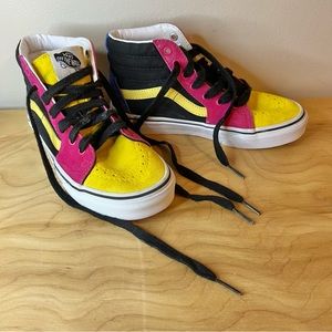 Vans Sk8 Hi Multicolor Suede Sneakers Shoes